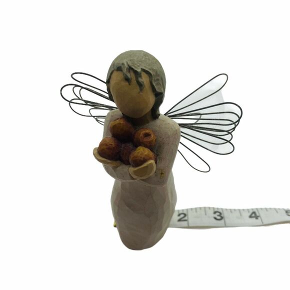 Willow Tree Good Health Angel Figurine 2003 Susan Lordi Harvest Apples Angel - Picture 10 of 16